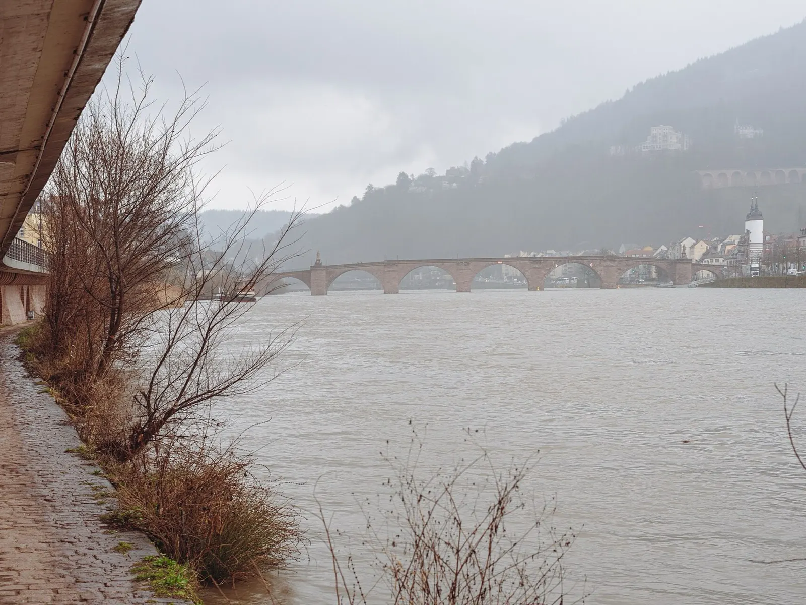 Alte Brücke über den Neckar in Heidelberg